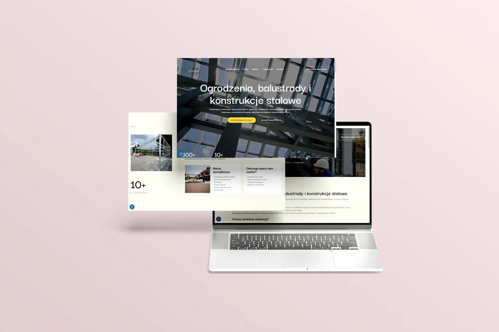 Ogrodzenia i Balustrady FTSpaw – strony internetowe zrealizowana przez OlekCodeTech